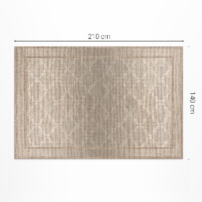 Tapis vinyle Tissu imitation trèfle marocain