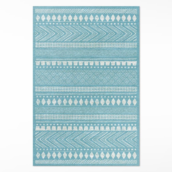 Tapis vinyle Motif imitation tissu indien