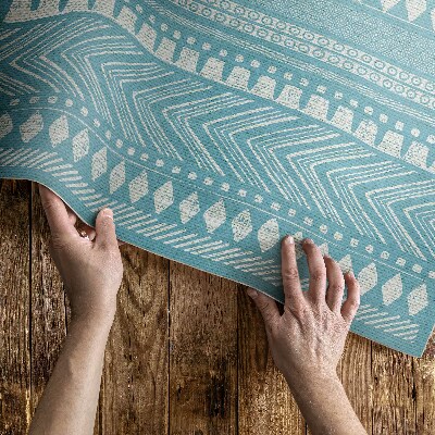 Tapis vinyle Motif imitation tissu indien