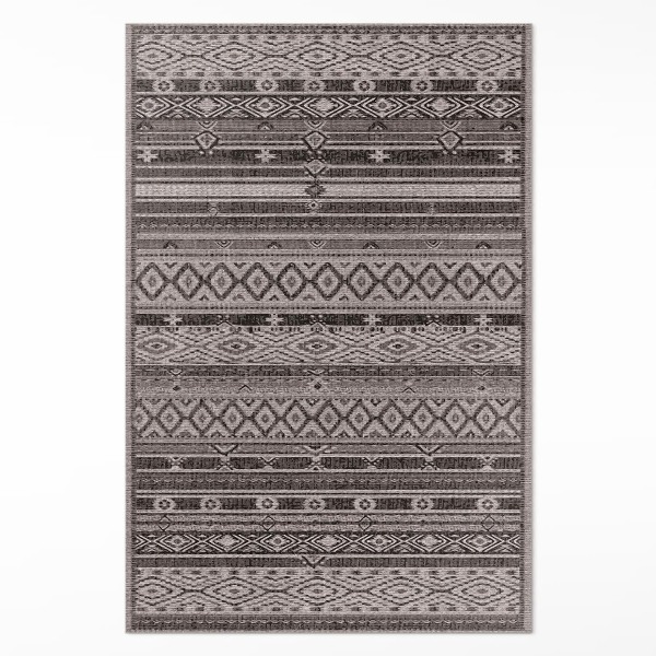 Tapis vinyle rectangulaire Tissu imitation motifs indiens