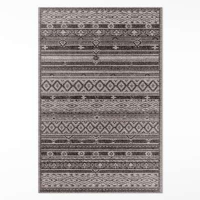 Tapis vinyle rectangulaire Tissu imitation motifs indiens