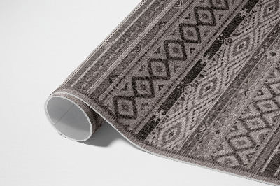 Tapis vinyle rectangulaire Tissu imitation motifs indiens