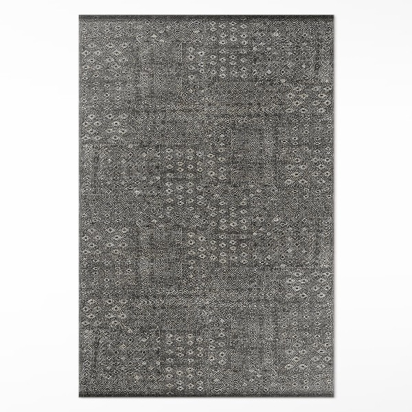 Tapis vinyle rectangulaire Tissu imitation textures fines