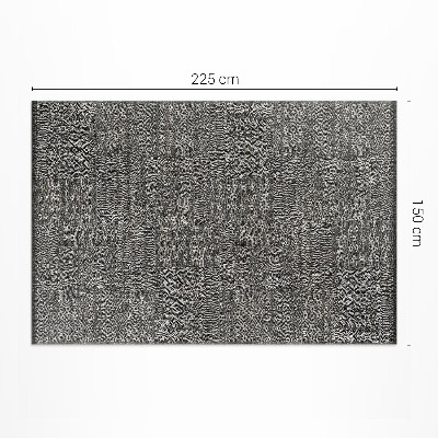 Tapis vinyle rectangulaire Tissu imitation textures fines