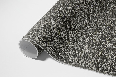 Tapis vinyle rectangulaire Tissu imitation textures fines