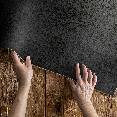 Tapis vinyle Tissu imitation texturé foncé