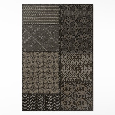 Tapis vinyle Combinaison de plusieurs motifs, tissu imitation