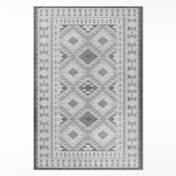 Tapis vinyle Tissu imitation diamants gris