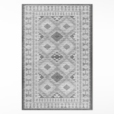 Tapis vinyle Tissu imitation diamants gris