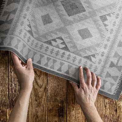 Tapis vinyle Tissu imitation diamants gris
