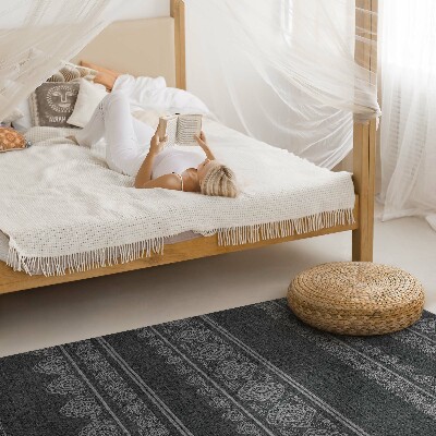 Tapis vinyle rectangulaire Tissu imitation motif oriental