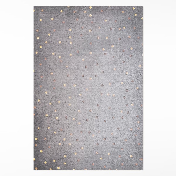 Tapis vinyle Points clairs et foncés sur une texture grise