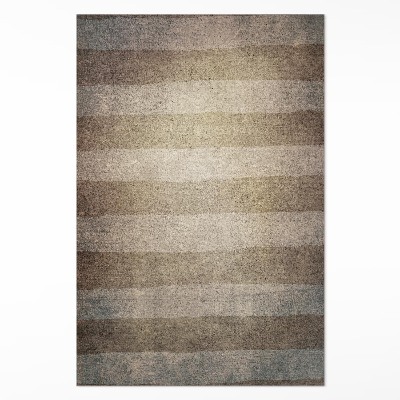 Tapis vinyle rectangulaire Rayures horizontales style rustique vintage
