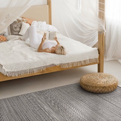 Tapis vinyle Tapis en bambou et bois, style bohème