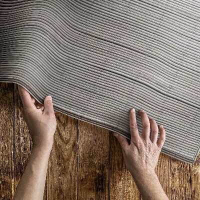 Tapis vinyle Tapis en bambou et bois, style bohème