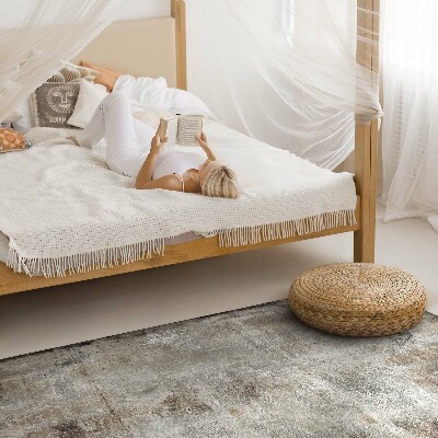 Tapis vinyle rectangulaire Style industriel en métal rouillé