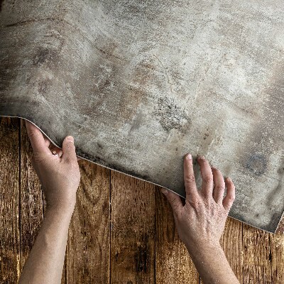 Tapis vinyle rectangulaire Style industriel en métal rouillé