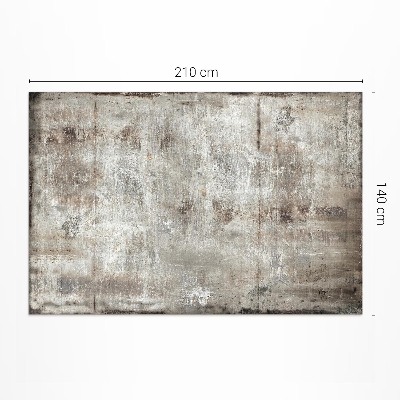 Tapis vinyle rectangulaire Style industriel en métal rouillé