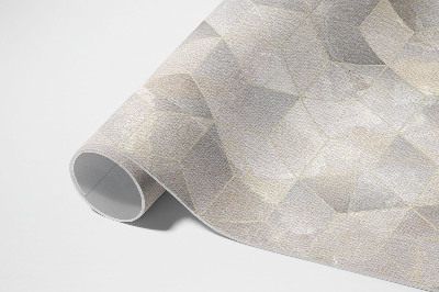 Tapis vinyle rectangulaire Motif géométrique moderne de cubes 3D