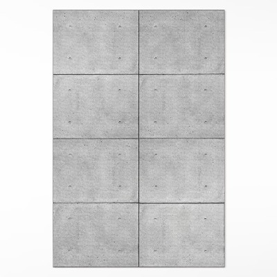 Tapis vinyle Dalles de béton brut, style industriel