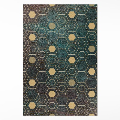 Tapis vinyle Motif hexagonal au design moderne