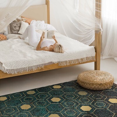 Tapis vinyle Motif hexagonal au design moderne