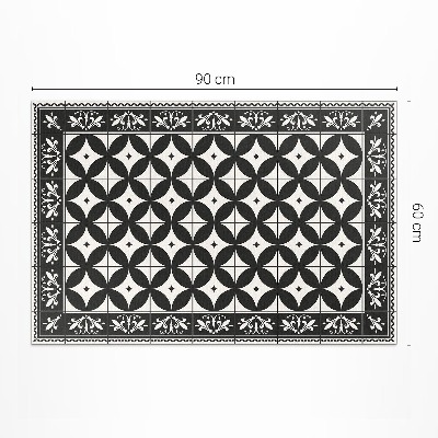 Tapis vinyle Cercles dans les carreaux de mosaïque espagnols