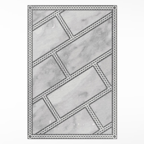 Tapis vinyle Carreaux décoratifs en marbre clair