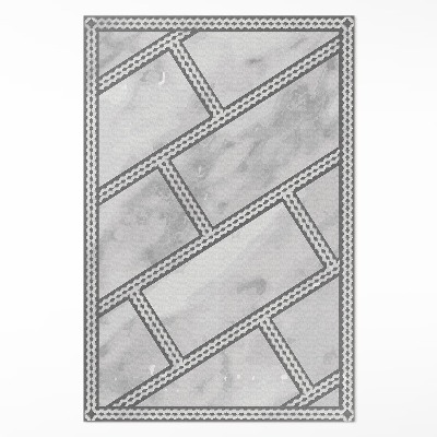 Tapis vinyle Carreaux décoratifs en marbre clair