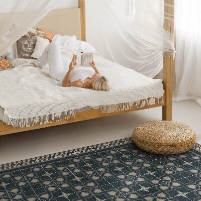 Tapis vinyle Mosaïque ancienne d'étoiles géométriques