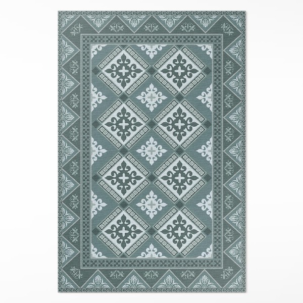 Tapis vinyle rectangulaire Mosaïque décorative géométrique et ornementale