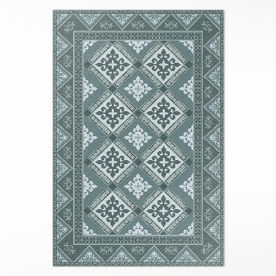 Tapis vinyle rectangulaire Mosaïque décorative géométrique et ornementale