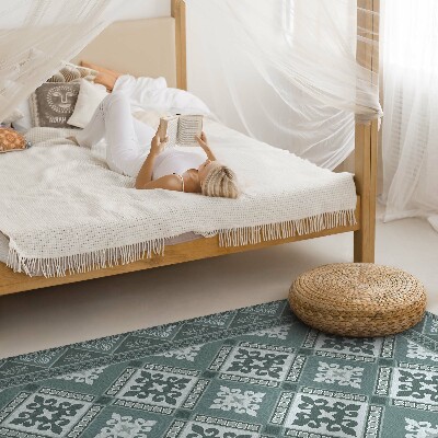 Tapis vinyle rectangulaire Mosaïque décorative géométrique et ornementale