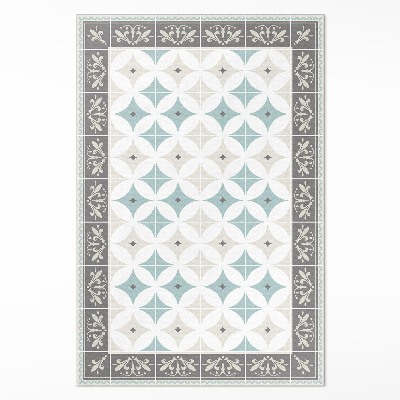 Tapis vinyle Mosaïque pastel de cercles scandinaves