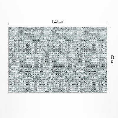 Tapis vinyle Tissu imitation mosaïque patchwork