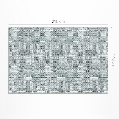 Tapis vinyle Tissu imitation mosaïque patchwork