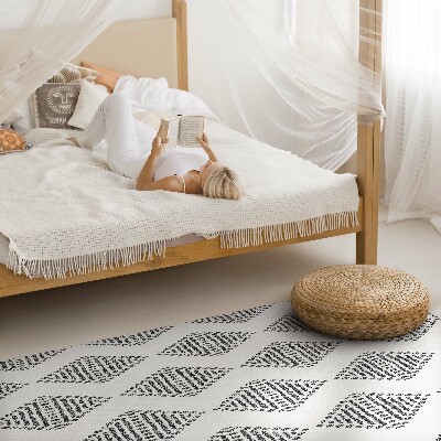 Tapis vinyle Motif indien géométrique en losange