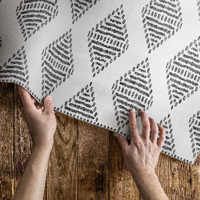 Tapis vinyle Motif indien géométrique en losange
