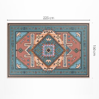 Tapis vinyle rectangulaire Motif décoratif géométrique arabe