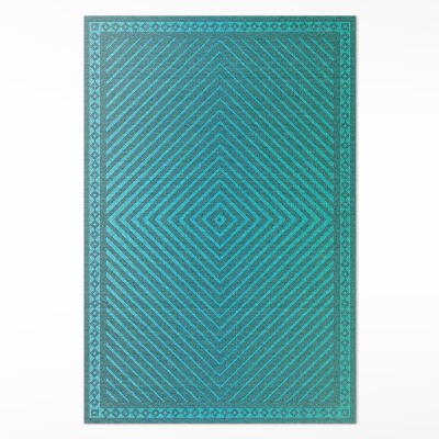 Tapis vinyle rectangulaire Losanges géométriques lignes modernes