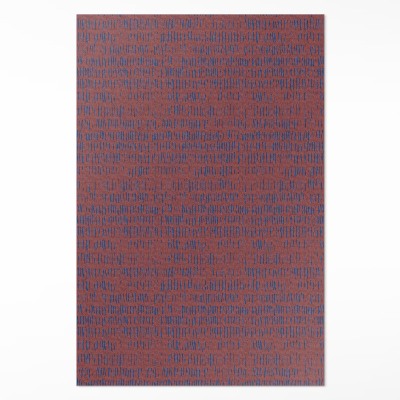 Tapis vinyle rectangulaire Tissu bohème imitation tapis tissé