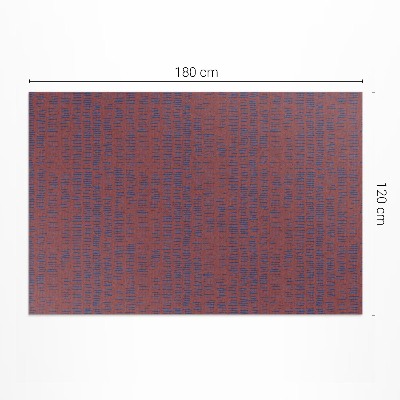 Tapis vinyle rectangulaire Tissu bohème imitation tapis tissé