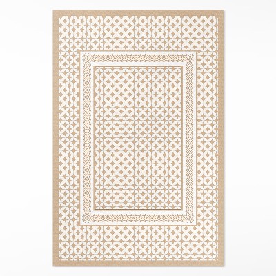 Tapis vinyle Tresse glamour en mosaïque géométrique