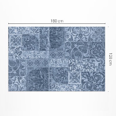 Tapis vinyle Carreaux anciens, carreaux usés