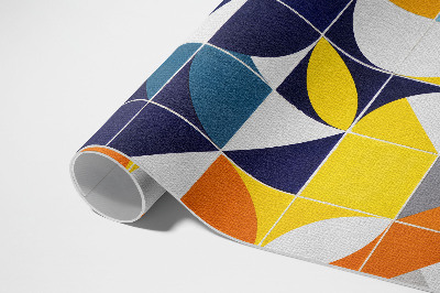 Tapis vinyle Mosaïque moderne aux formes géométriques