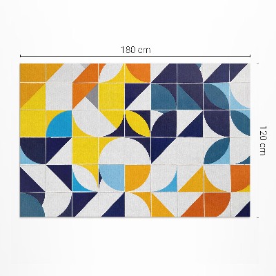 Tapis vinyle Mosaïque moderne aux formes géométriques