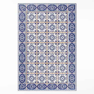 Tapis vinyle Carreaux de mosaïque décoratifs grecs