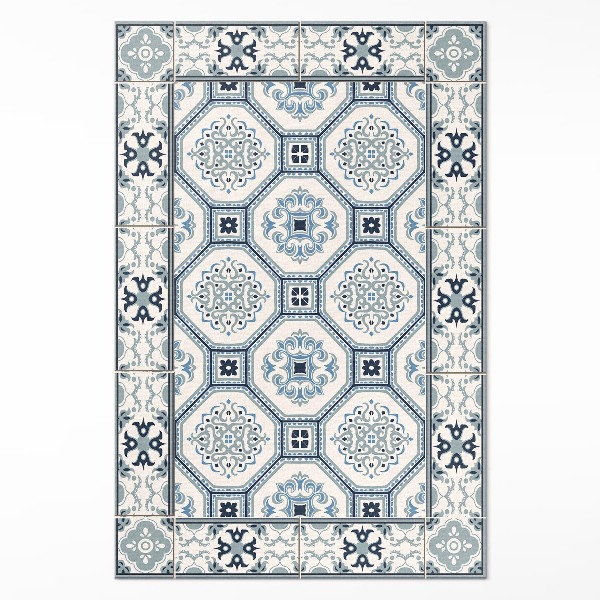 Tapis vinyle rectangulaire Carreaux élégants aux formes géométriques