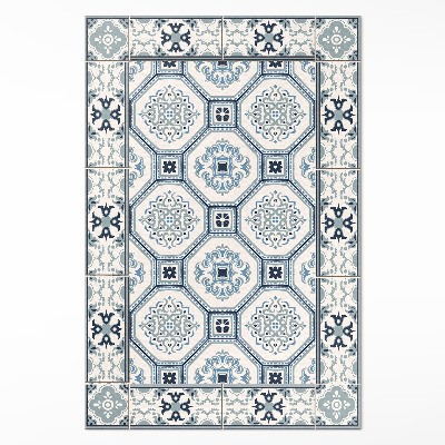Tapis vinyle rectangulaire Carreaux élégants aux formes géométriques