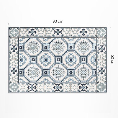 Tapis vinyle rectangulaire Carreaux élégants aux formes géométriques